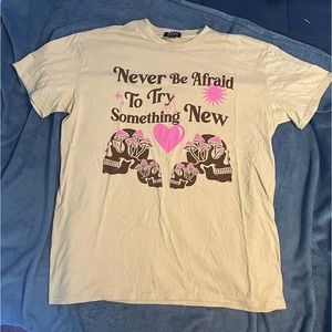 Mens L Graphic Print T-Shirt